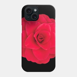 Red Camellia Bloom Close-up Phone Case