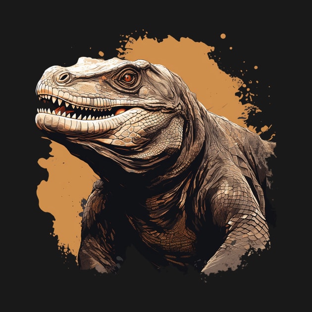 komodo dragon by lets find pirate