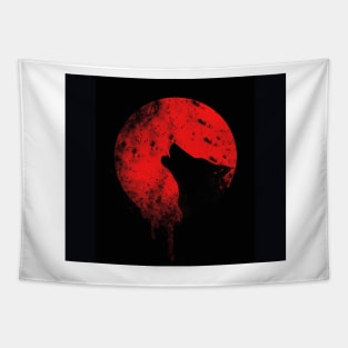 Night wolves Tapestry