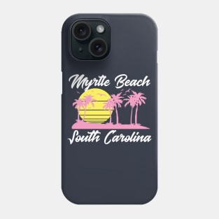 Myrtle Beach South Carolina (White) Phone Case