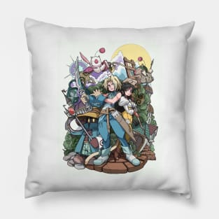 Yitan Zidane Vivi Garnet Friends Pillow