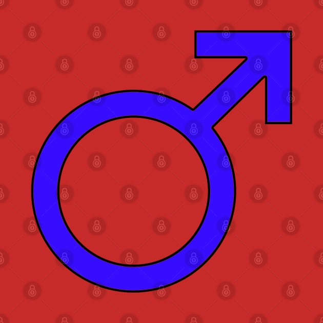 Male Gender symbol by dalyndigaital2@gmail.com