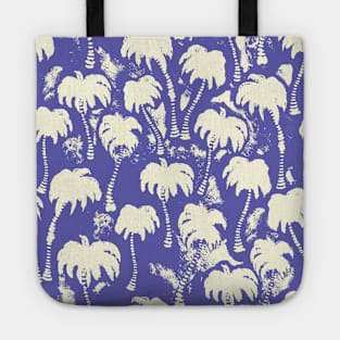 Very Peri Aloha Palm Trees Tote