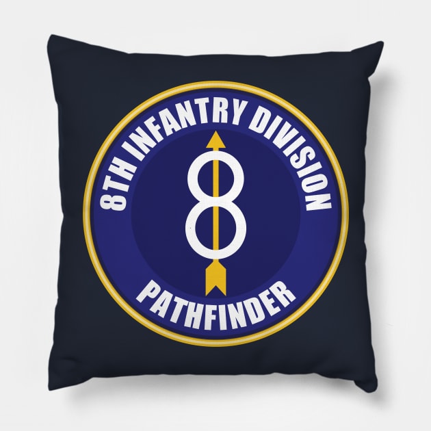8th Infantry Division Pillow by Firemission45
