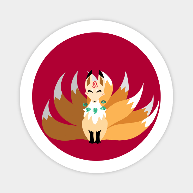 Kitsune Magnet by Chofy87