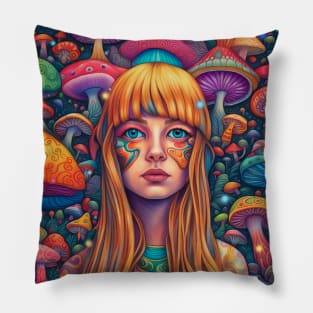 Psychedelic Spores Pillow