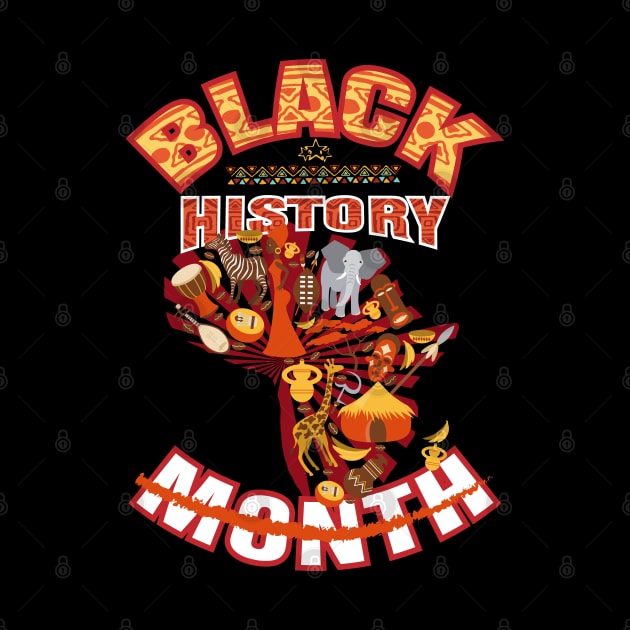 Black History Month - One Month Cant Hold Our History by soufibyshop