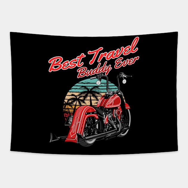 Best travel buddy ever, best friends, friends forever, friends for life Tapestry by Lekrock Shop