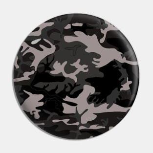 Black Urban Camouflage Pin