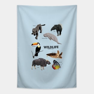 Save beautiful Wildlife Tapestry