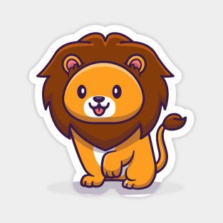 Cute Lion Magnet