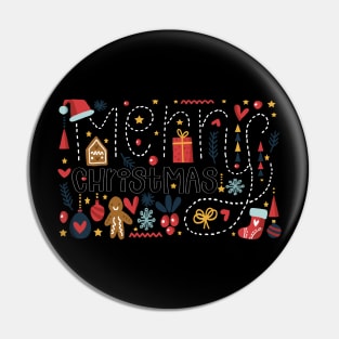 Merry Christmas Pin