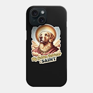 Golden Retriever Saint 2 Phone Case