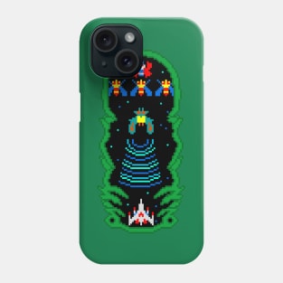 Galaxy Invader Retro Pixel Tee Phone Case