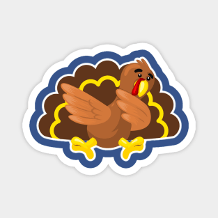 Dab turkey for kids Magnet