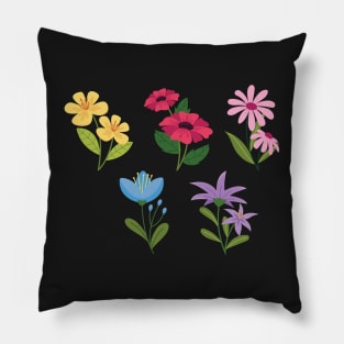 Set of - rose flower arrangements Pillow