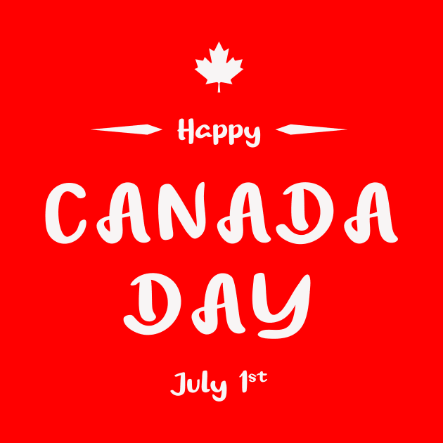 Happy Canada Day by Oh My Gift Art