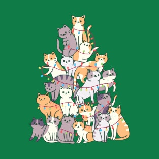 Christmas Cat Tree T-Shirt