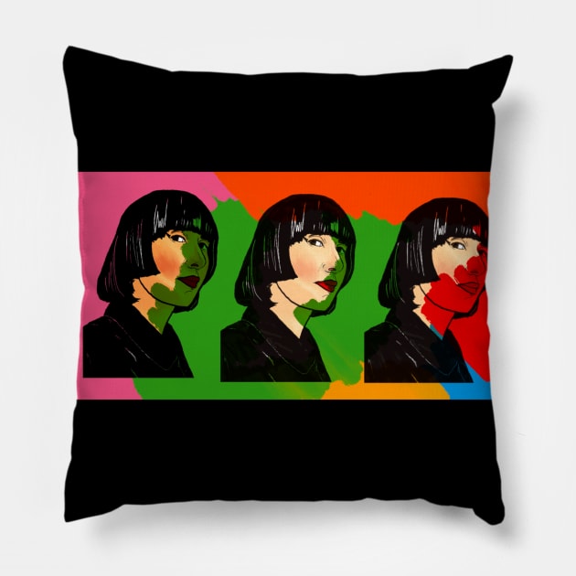 Karen O Pillow by Lydia Westerman