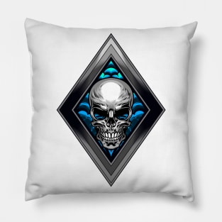 Diamond Skull Pillow