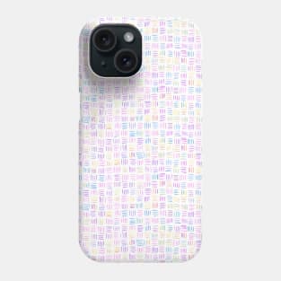 Jolly Rainbow Linen Parquet Phone Case