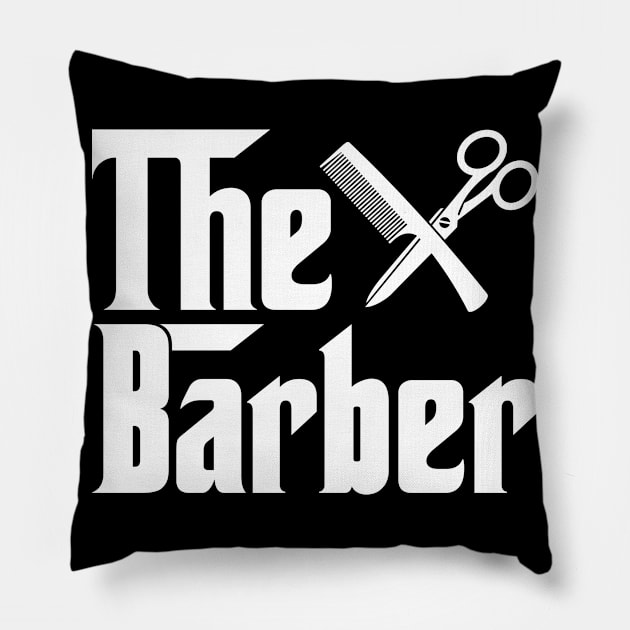 The barber job gifts for father mother . Perfect present for mother dad friend him or her Pillow by SerenityByAlex