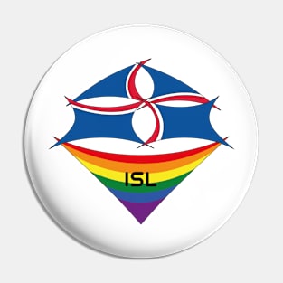 Iceland  pride flag Pin