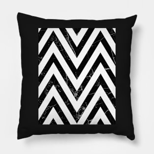 Chevron print, Abstract art, Modern art, Fashion, Geometric, Marble print Pillow