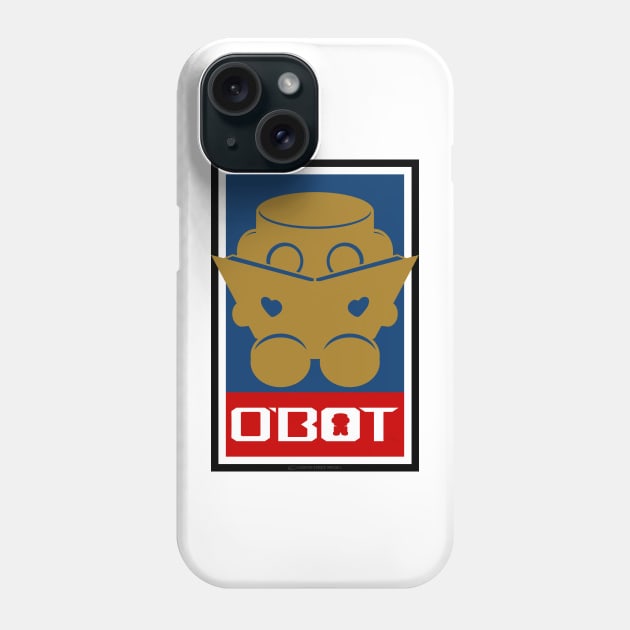 O'BOT: Love a Book (Gold) 2.0 Phone Case by Village Values