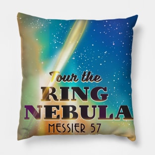 Ring Nebula Messier 57 space art Pillow