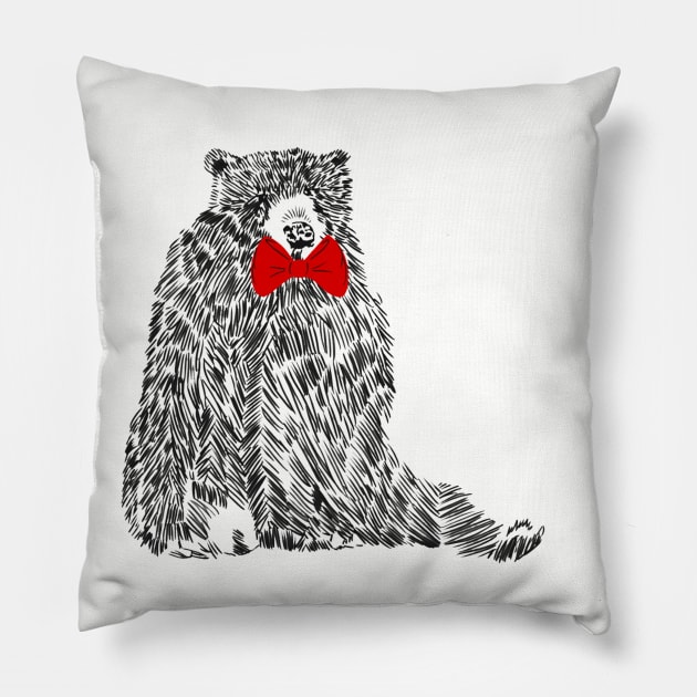 Bowtie Bear Pillow by CKline