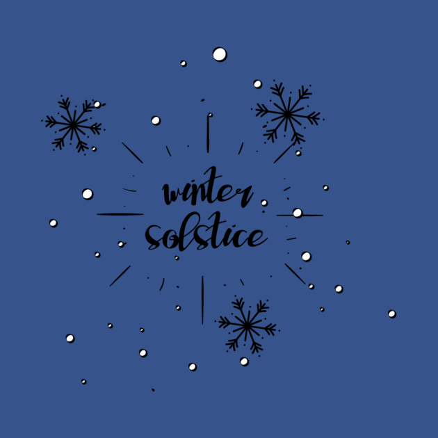 Hello Winter December 21 Winter Solstice by Lilac Beetle