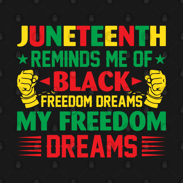 Afro Black Heritage Juneteenth Reminds Me of Black Freedom by Pizzan