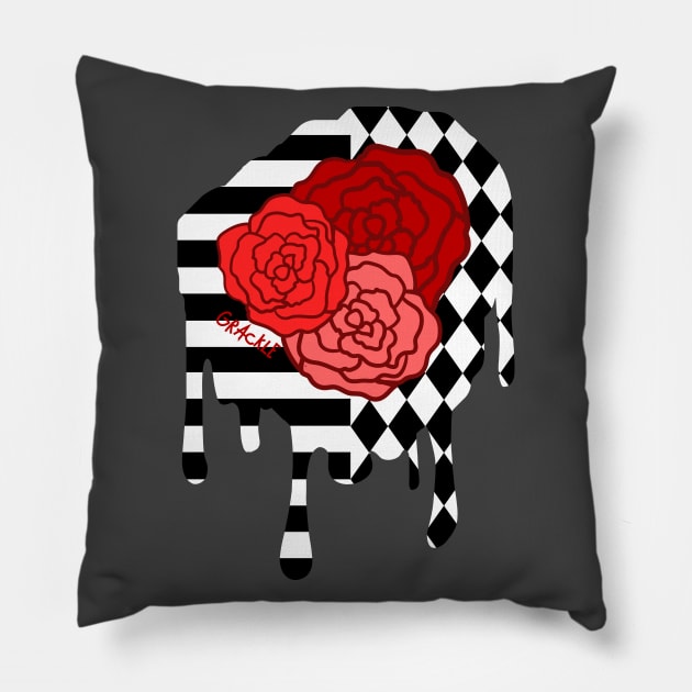 Wonderland Schism Pillow by Jan Grackle