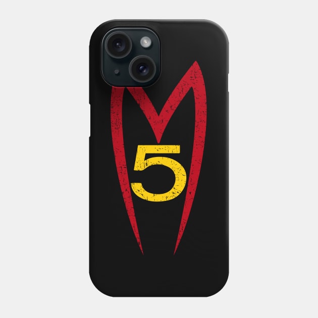 Speed Racer - Mach 5 - Vintage Retro Distressed Phone Case by Barn Shirt USA