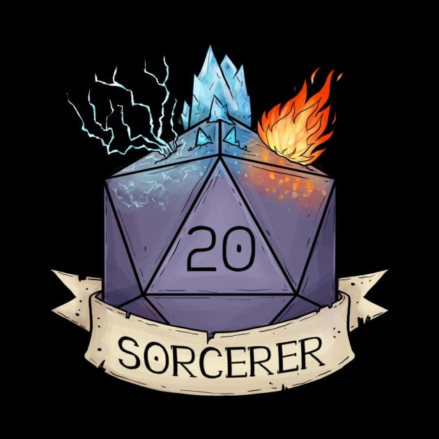D20 - Sorcerer by Sheppard56