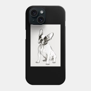 French Bulldog Sketch Phone Case