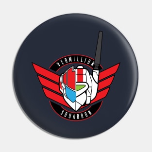 Vermillion Squad helmet patch Pin