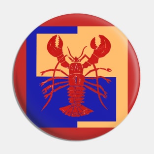 Lobster Designer Block Pin