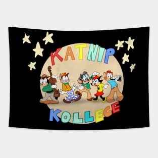 Katnip Kollege Dance Party Tapestry