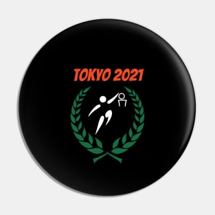 Basketball Tokyo 2021 Olympics Pin