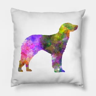 German Longhaired Pointer in watercolor Pillow