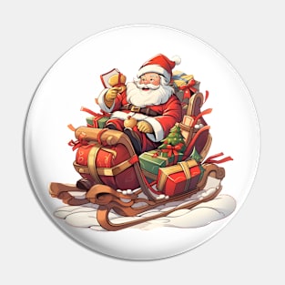 Santa's Christmas Party Pin