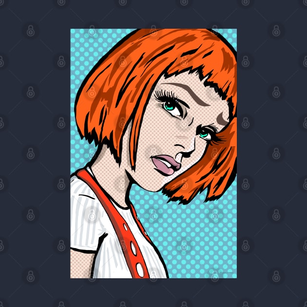 Leeloo Lichtenstein by FanboyMuseum