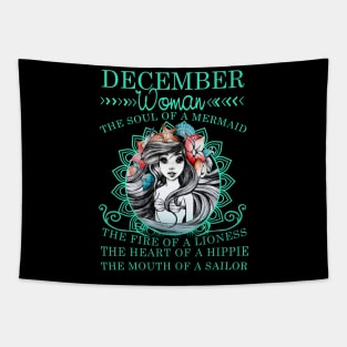 December Woman Tapestry