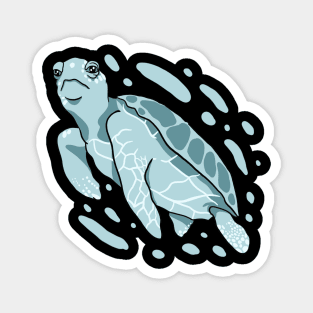 Blue Sea Turtle Magnet