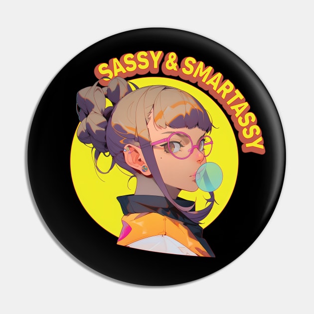 Sassy and Smartassy Pin by snipcute