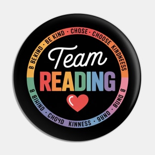 Reading Coach Teacher Interventionist Specialist Literacy Pin