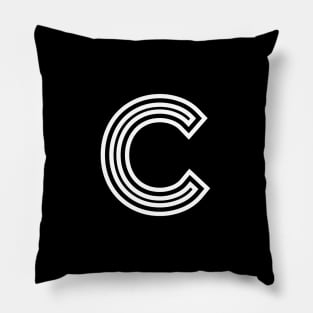 Letter C Pillow