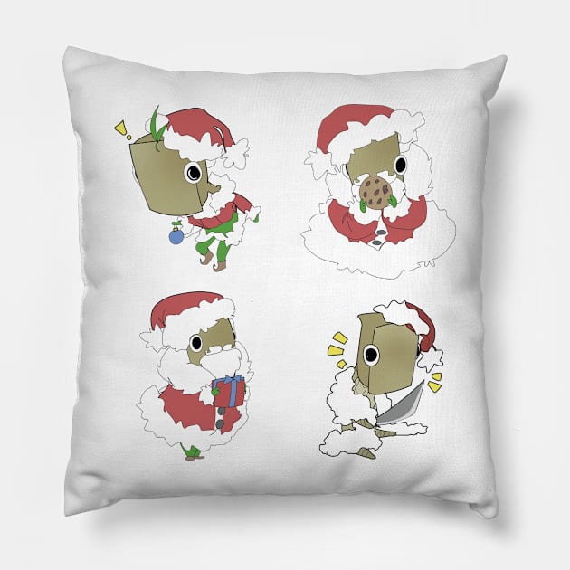 Kenshi Beep Santa Pillow by Houseinthevillage